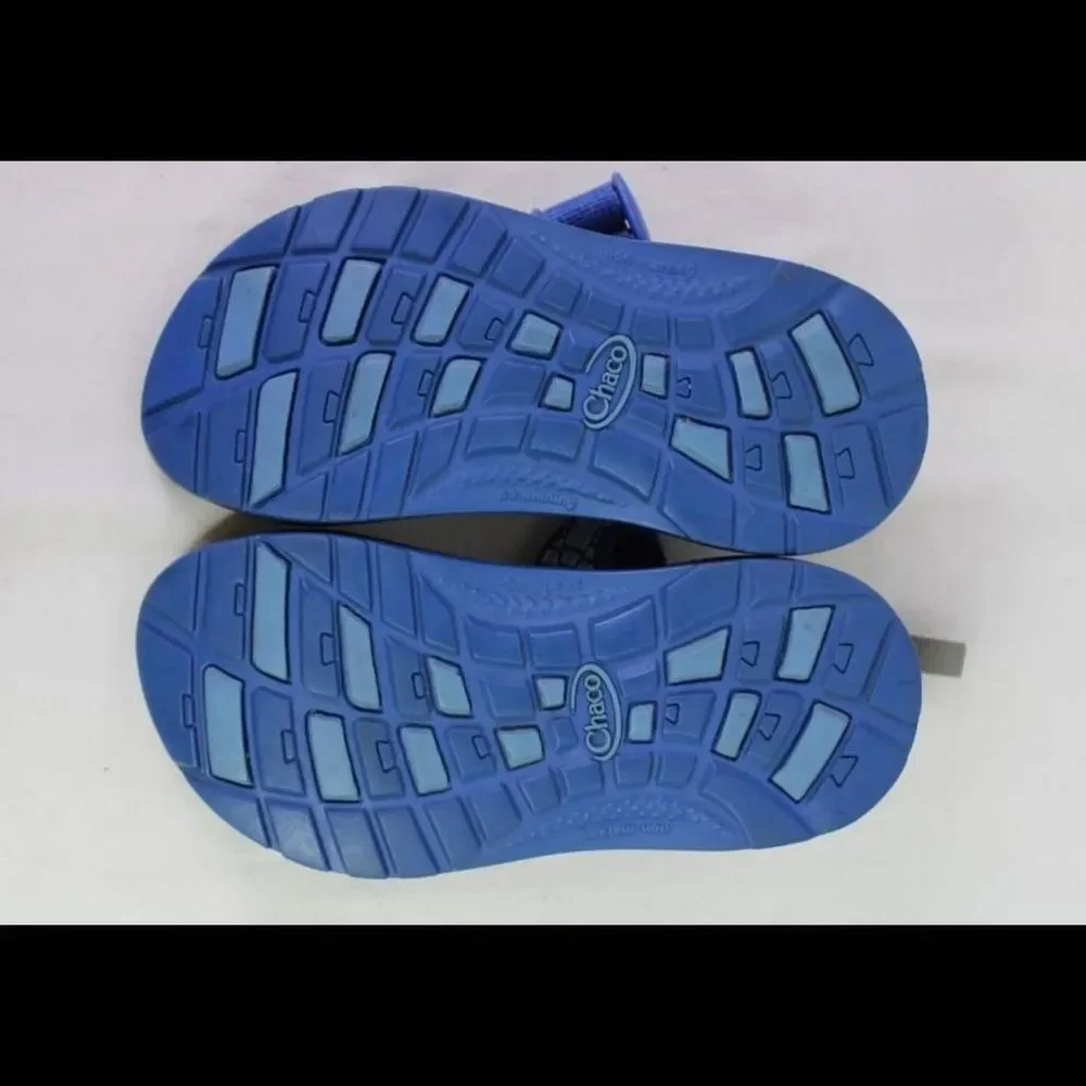 Chaco Kids Blue Patterned Sport Sandals